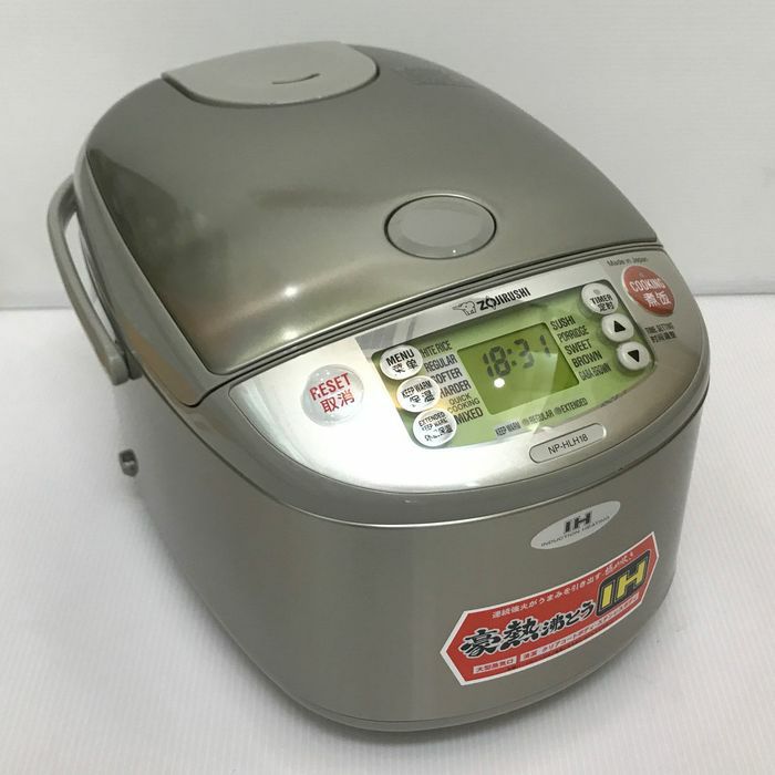 象印 NP-HLH18-XA 1升 海外向けIH炊飯器 220V～230V仕様 Amazon | 海外向け圧力IH炊飯ジャー象印 NP-HJH18 10合炊き 220V SE